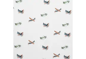 Rib Jersey Stof - Speelgoedvliegtuig