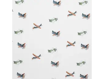 Rib Jersey Stof - Speelgoedvliegtuig