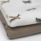 Rib Jersey Stof Speelgoedvliegtuig – Perfect voor Baby & Kids