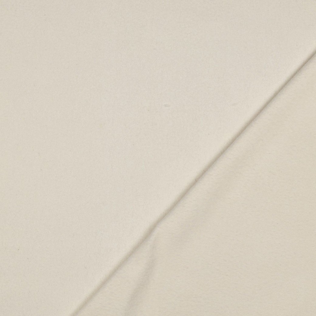 Organic Katoen Fleece Ecru – Zacht, Warm & Duurzaam