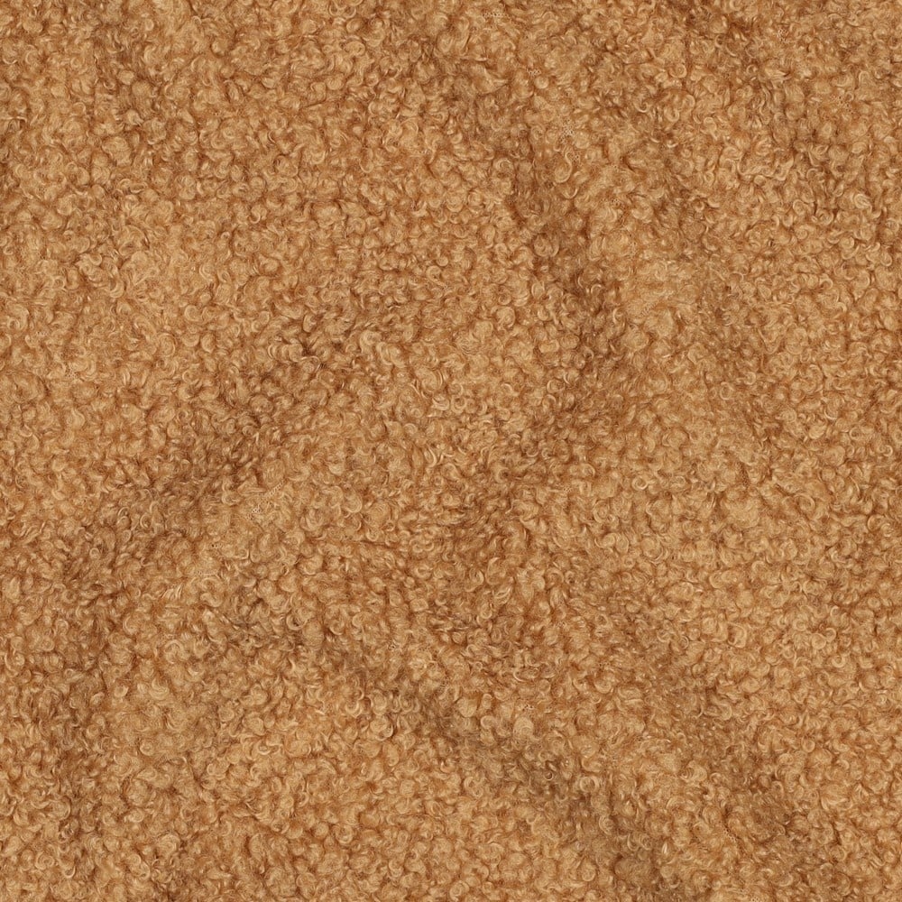 Teddy Fur Stof Camel - Zacht & Warm voor Mode en Decoratie