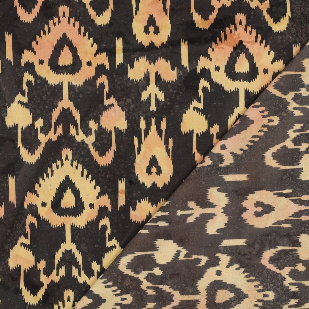 Handcrafted Batik Katoen Bruin – Ambachtelijk & Uniek