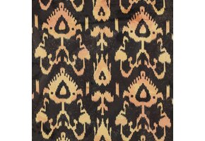 Handcrafted Batik Katoen Stof – Bruin