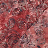 Handcrafted Batik Katoen Donker Rood – Ambachtelijk & Uniek