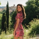 Handcrafted Batik Katoen Donker Rood – Ambachtelijk & Uniek