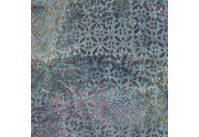 Handcrafted Batik Viscose Stof – Blauw