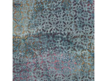 Handcrafted Batik Viscose Stof – Blauw