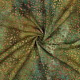 Handcrafted Batik Viscose Groen – Zacht, Soepel & Uniek
