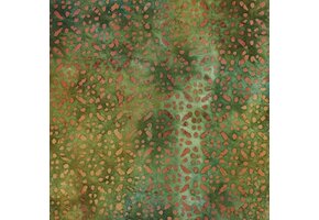 Handcrafted Batik Viscose Stof – Groen