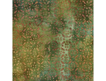 Handcrafted Batik Viscose Stof – Groen