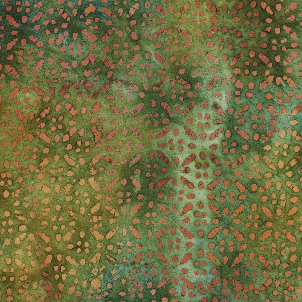 Handcrafted Batik Viscose Groen – Zacht, Soepel & Uniek