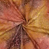 Handcrafted Batik Viscose Geel – Zacht, Soepel & Uniek