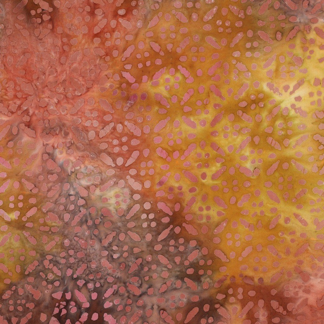 Handcrafted Batik Viscose Geel – Zacht, Soepel & Uniek