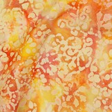 Handcrafted Batik Viscose Sunrise Geel – Zacht, Soepel & Uniek