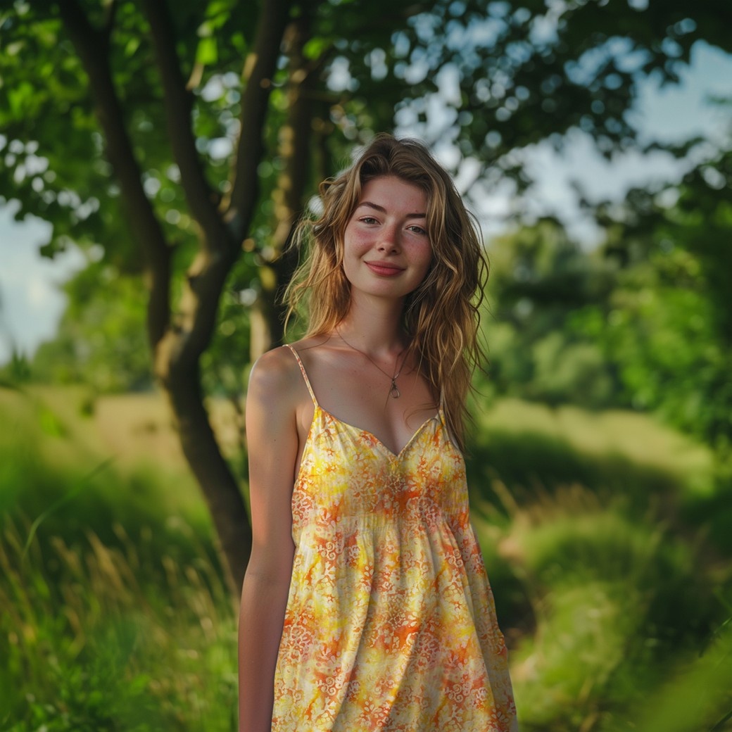 Handcrafted Batik Viscose Sunrise Geel – Zacht, Soepel & Uniek