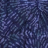 Handcrafted Batik Viscose Indigo Blauw Starburst – Soepel & Uniek