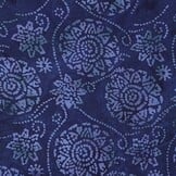 Handcrafted Batik Viscose Indigo Blauw Mandala – Soepel & Uniek