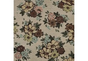 Gobelinstof – Chenille Flowers Sand