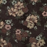 Gobelinstof – Chenille Flowers Bruin – Sterk, Stijlvol & Vintage