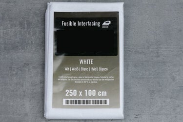 Vliesstof Pakje Wit 2,50 x 1 Meter