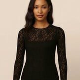 Kant Stof Stretch Zwart – Elegant, Rekbaar & Veelzijdig