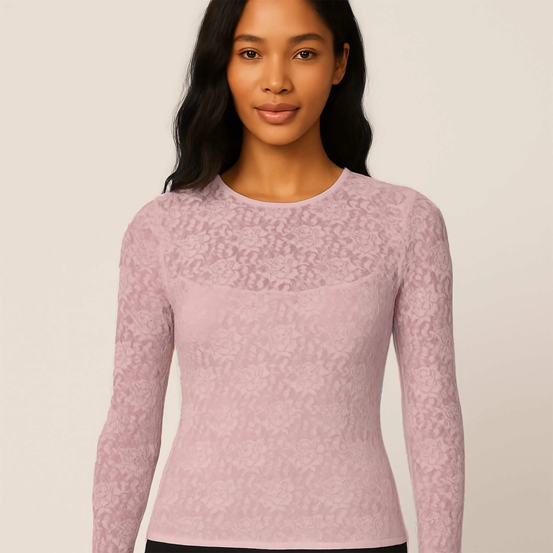 Kant Stof Stretch Oud Roze – Elegant, Rekbaar & Veelzijdig