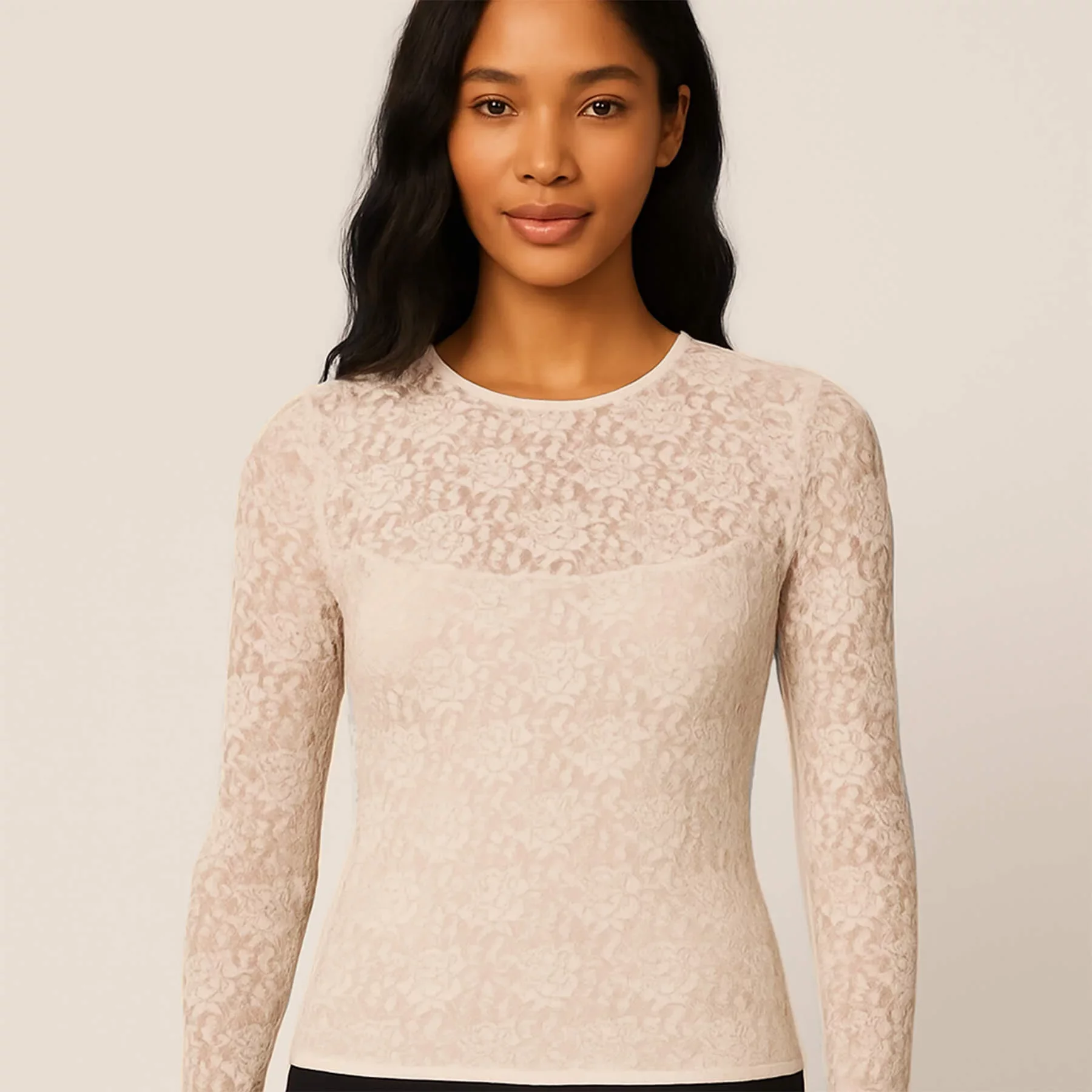 Kant Stof Stretch – Beige – Elegant, Rekbaar & Veelzijdig