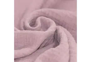 Baby Cotton – Mousseline Stof - Oud Roze