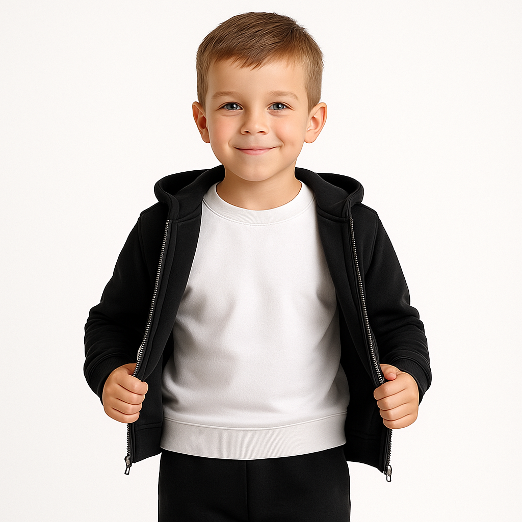 Joggingstof Zwart – Zacht, Warm & Comfortabel