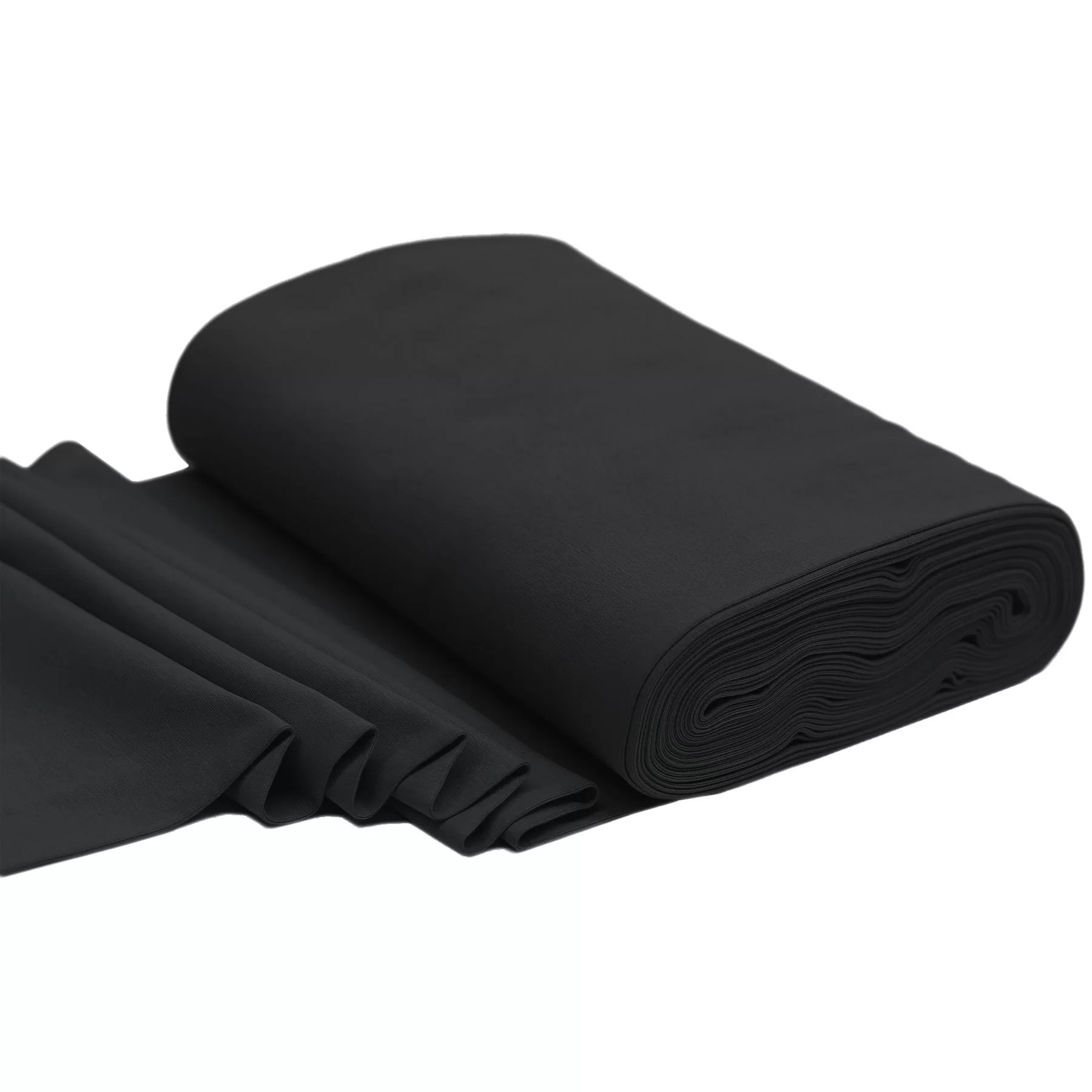 Boordstof Zwart – Zacht, Rekbaar & Duurzaam