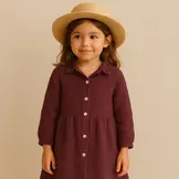 Hydrofiel Stof Bordeaux – Zacht, Ademend en Duurzaam