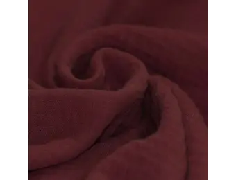 Baby Cotton – Mousseline Stof - Bordeaux