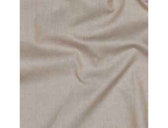 Katoen Poplin Stof Donker Beige