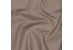 Katoen Poplin Stof Lichtbruin