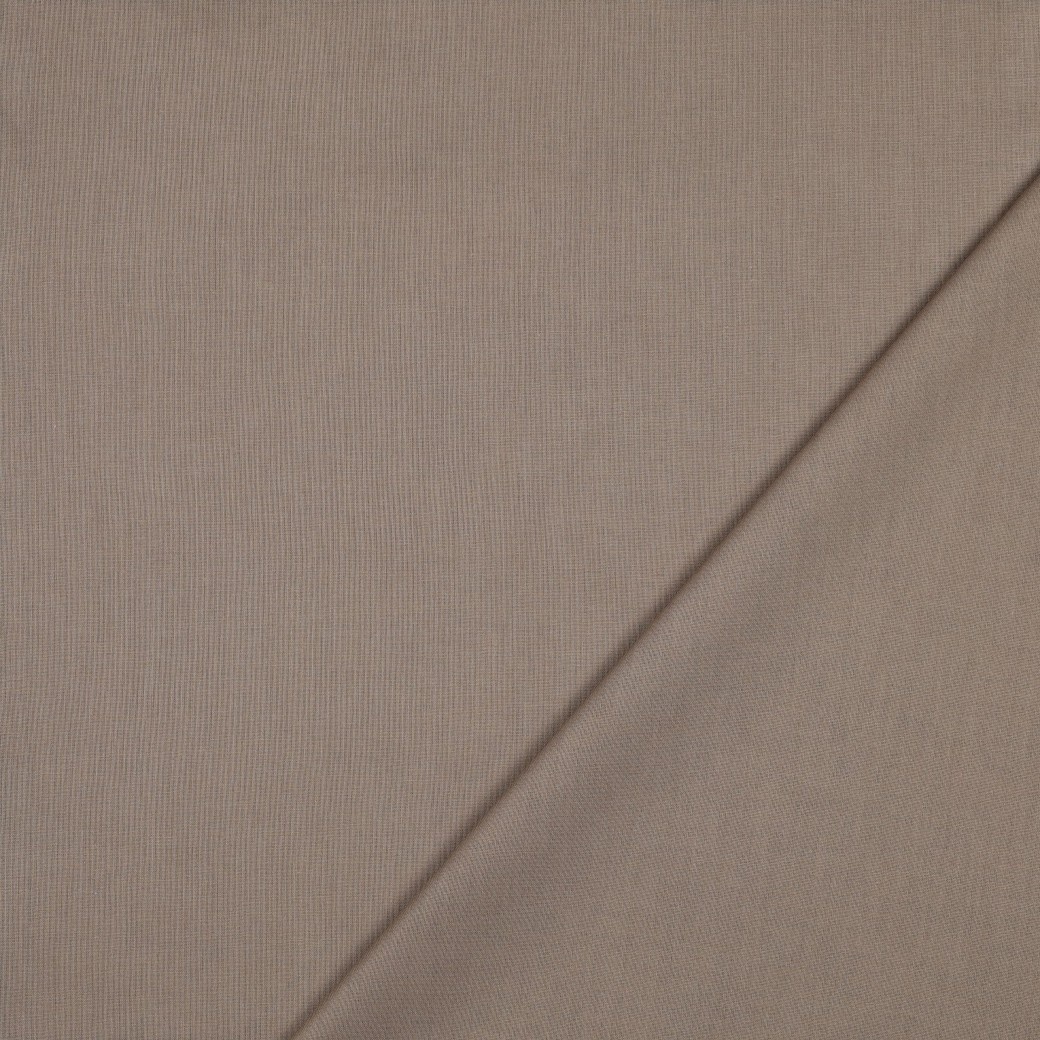 Katoen Poplin Stof Lichtbruin – Glad, Ademend & Veelzijdig
