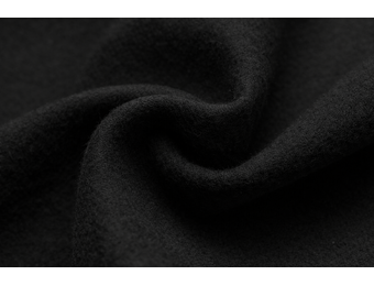 Molton Stof Zwart – 290 cm Breed