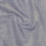 Katoen Linnen Lurex Stof Blauw