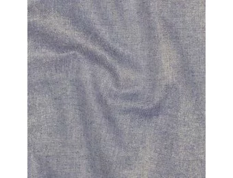 Katoen Linnen Lurex Stof Blauw