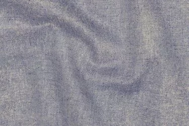 Katoen Linnen Lurex Stof Blauw