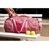 Stepped Voile Katoen Patchwork Roze – Gewatteerd & Trendy