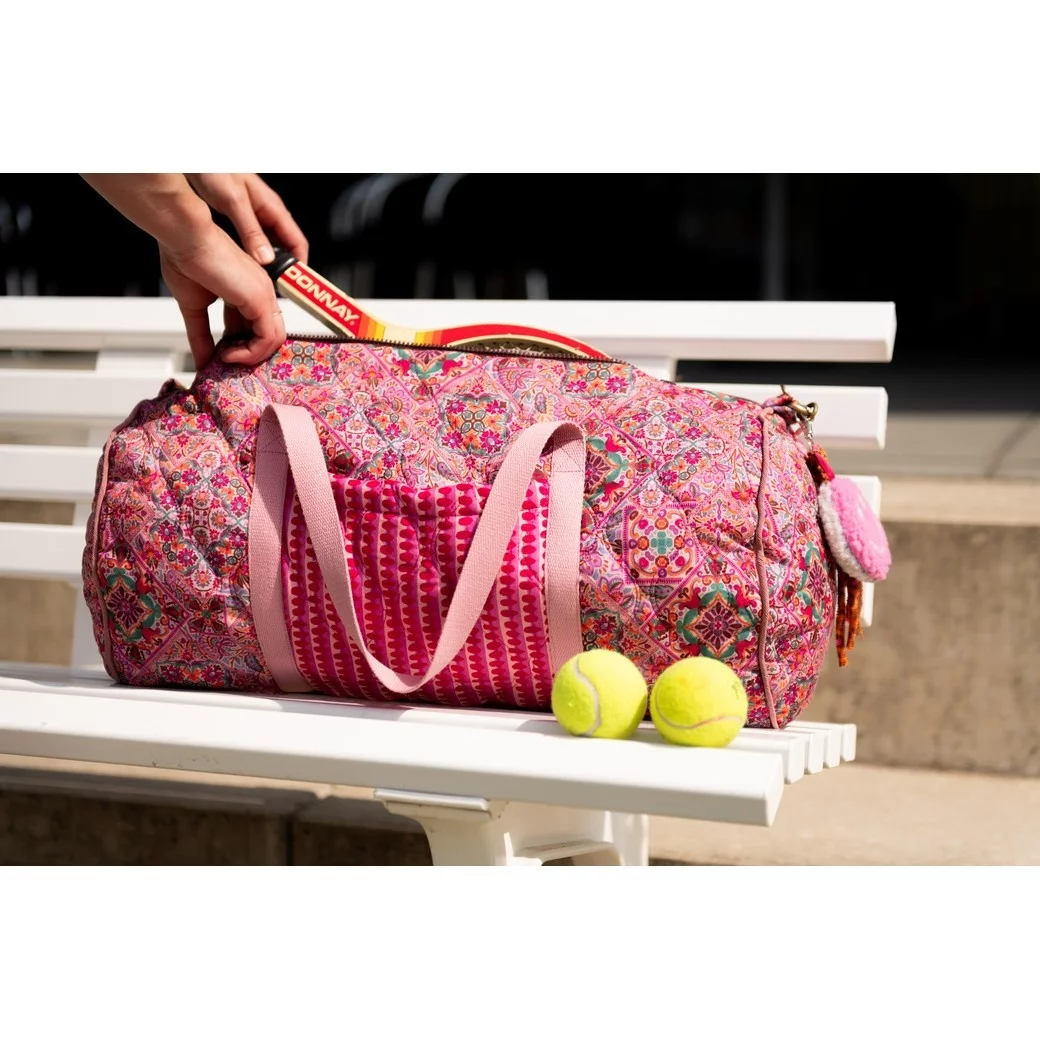 Stepped Voile Katoen Patchwork Roze – Gewatteerd & Trendy