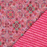 Stepped Voile Katoen Patchwork Roze – Gewatteerd & Trendy