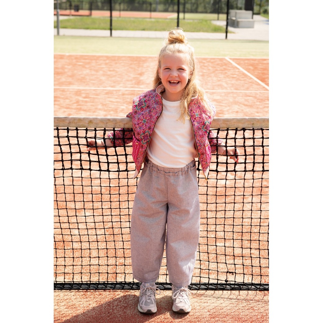 Stepped Voile Katoen Patchwork Roze – Gewatteerd & Trendy