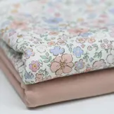 Jersey Katoen Digitale Print - Zomergevoel Nude Roze