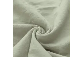 Gewassen Katoenen Stof Dusty Groen