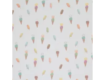 Rib Jersey Stof - Zomer Ijsjes