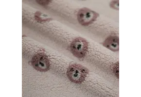 Lieve Beren Teddy Stof Licht Beige