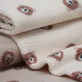 Lieve Beren Teddy Stof Naturel