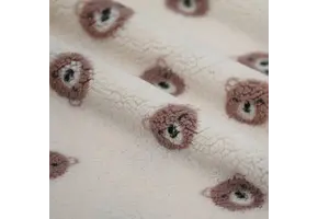 Lieve Beren Teddy Stof Naturel