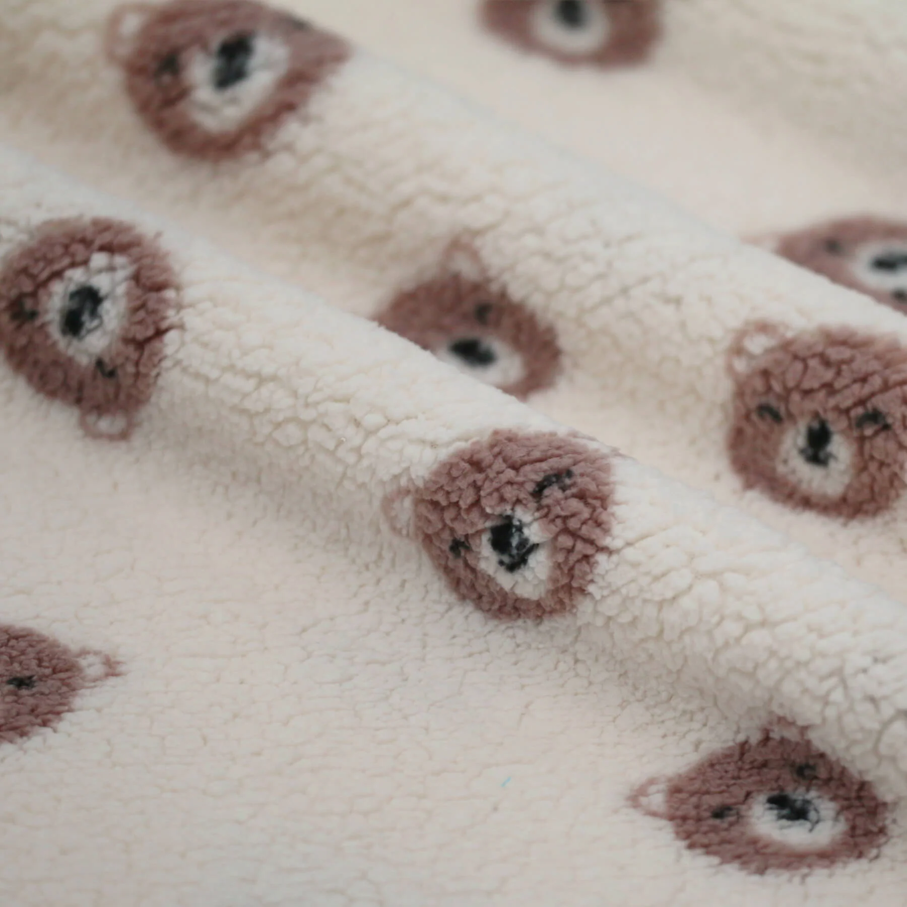 Lieve Beren Teddy Stof Naturel